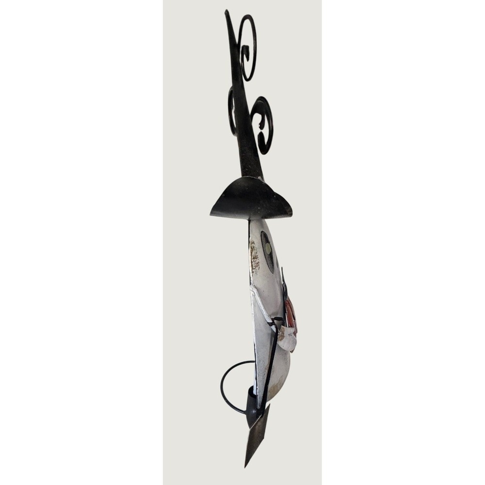 Cynthia Rowley Curious Halloween Ghost Metal Figurine Witch Hat Pumpkin Decor - Picture 8 of 10